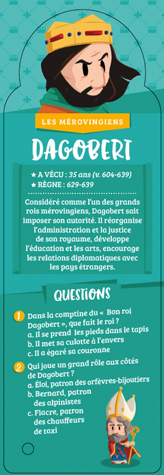 Quelle histoire - Éventail Rois et Reines de France