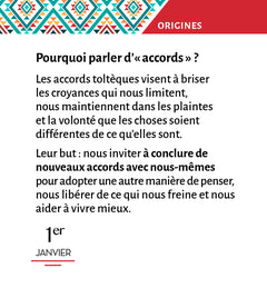 Mini calendrier 365 jours de Sagesse Toltèque