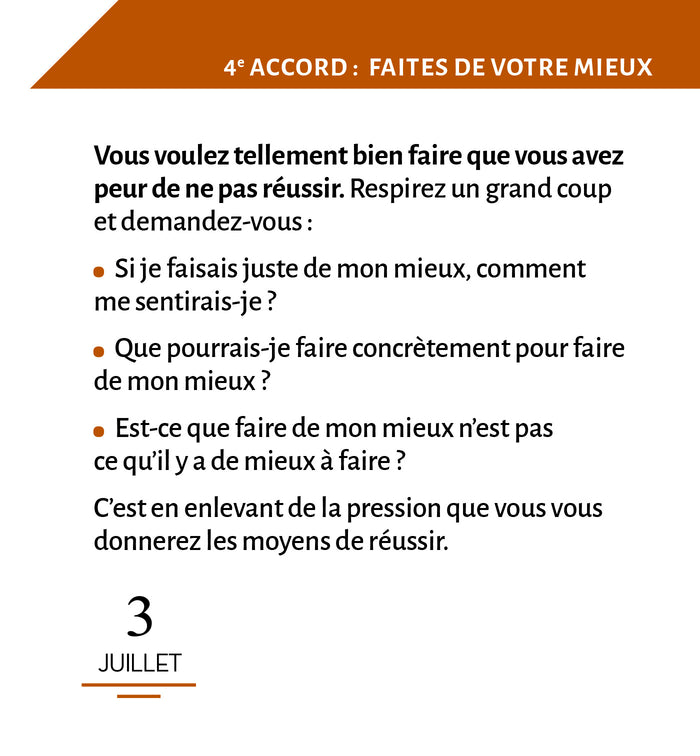 Mini calendrier 365 jours de Sagesse Toltèque