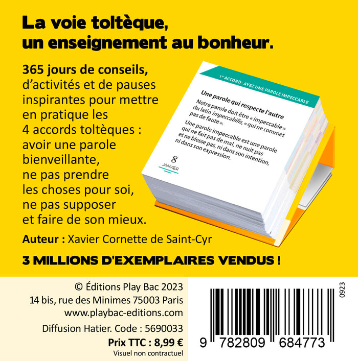 Mini calendrier 365 jours de Sagesse Toltèque