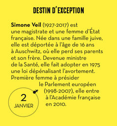 Mini calendrier 365 femmes exceptionnelles