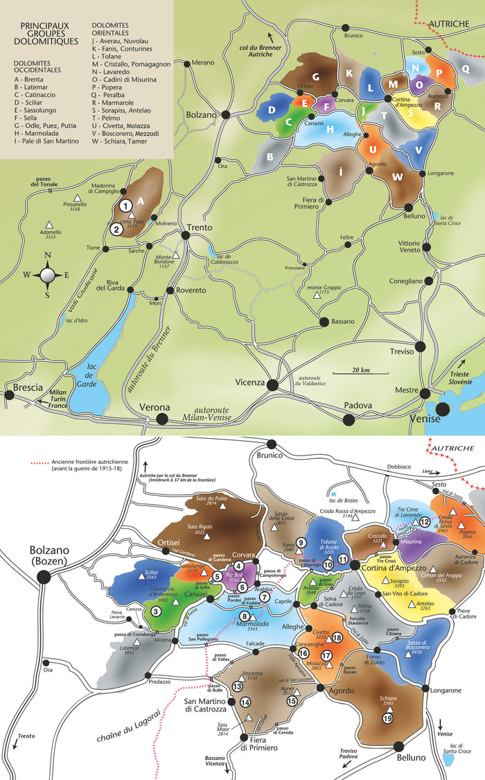 Les via ferrata des Dolomites