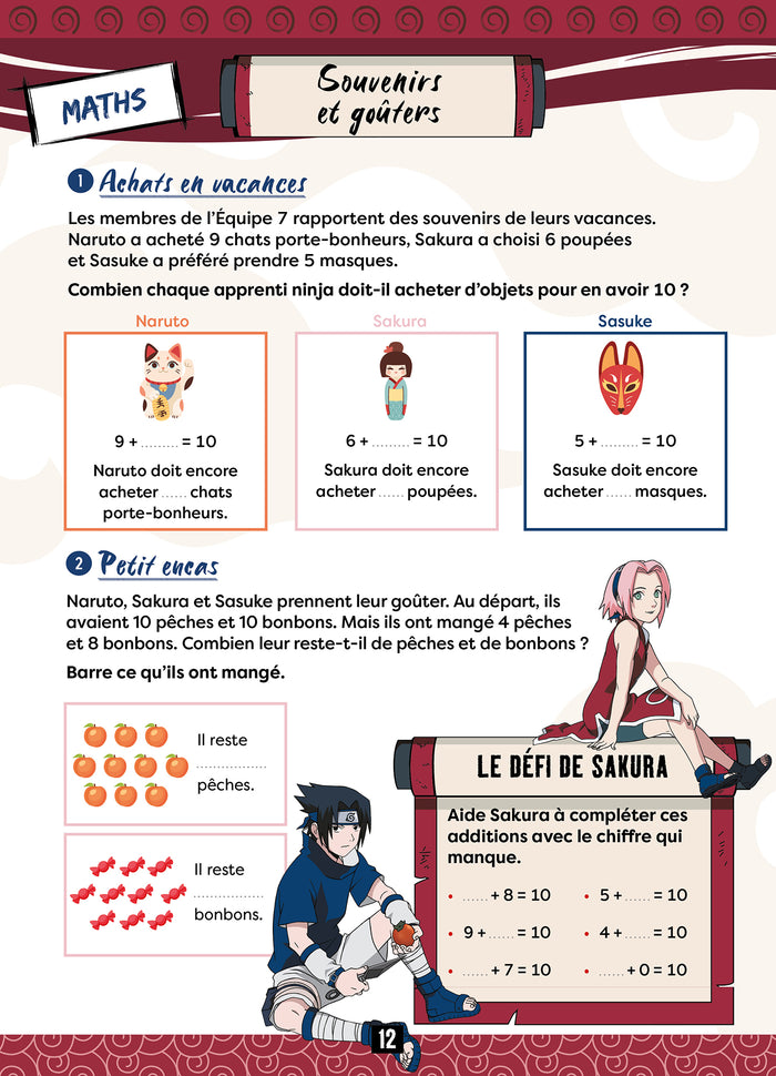 Naruto - Cahier de vacances du CP au CE1