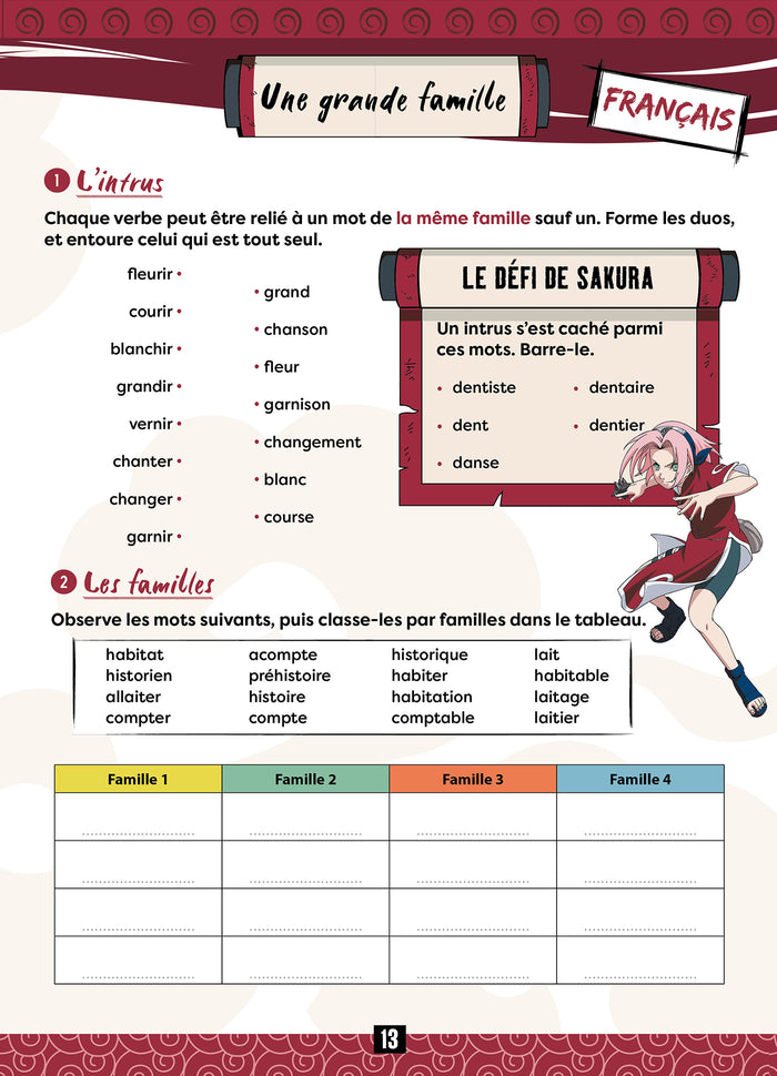 Naruto - Cahier de vacances du CE1 au CE2