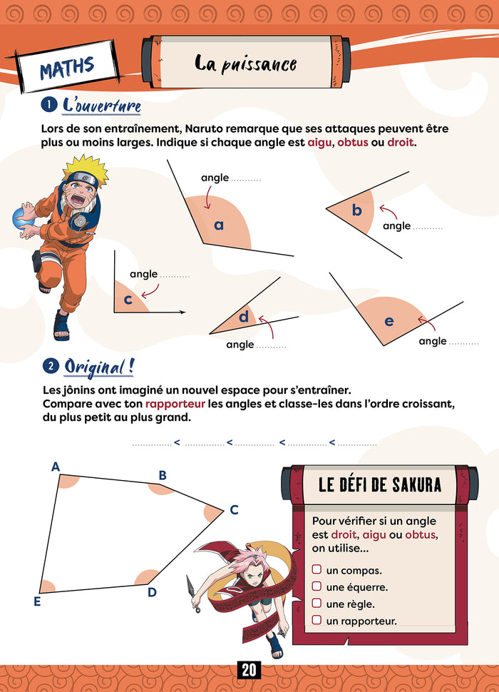Naruto - Cahier de vacances du CM1 au CM2