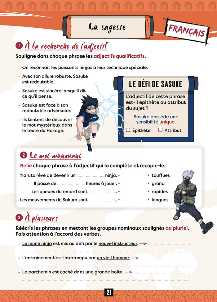Naruto - Cahier de vacances du CM1 au CM2