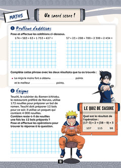 Naruto - Cahier de vacances du CM2 à la 6e