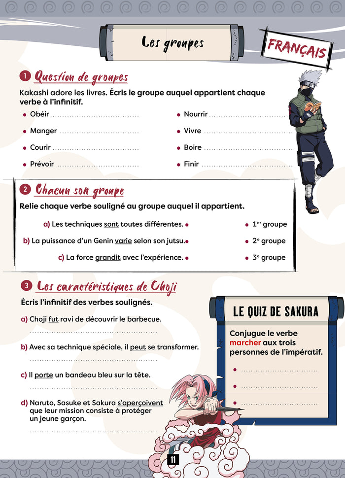 Naruto - Cahier de vacances du CM2 à la 6e