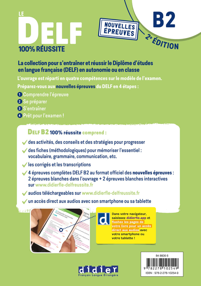 Le DELF B2 100% Réussite - édition 2022-2023