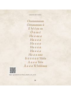 Carnet de chants chamaniques