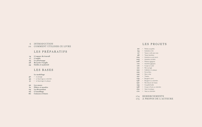 Céramiques faites main