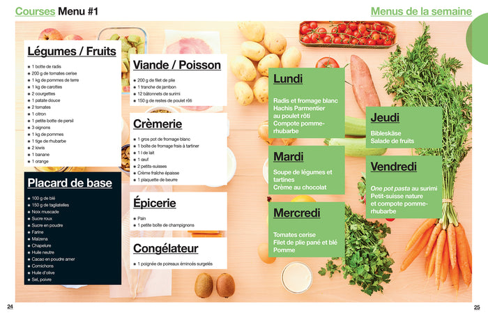 1h en cuisine pour toute la semaine enfants
