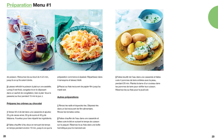 1h en cuisine pour toute la semaine enfants