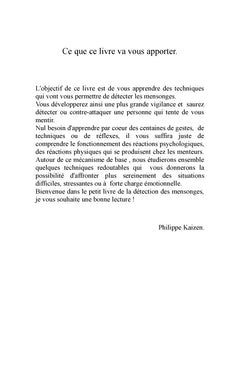 Petit livre de la detection des mensonges