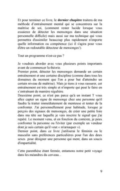 Petit livre de la detection des mensonges