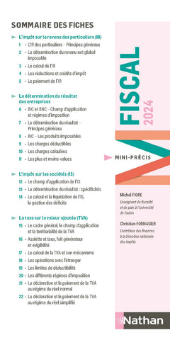 Fiscalité - Mini-Précis 2024