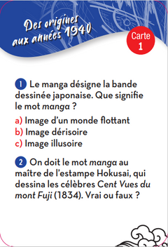Apéro-cartes spécial manga