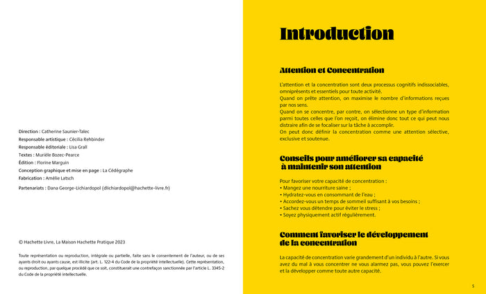 90 exercices de concentration