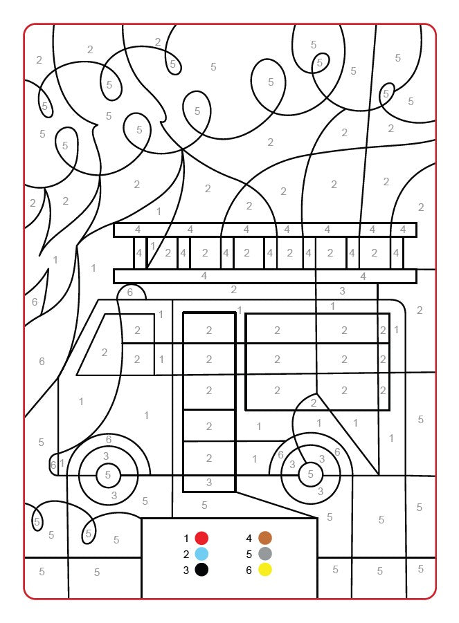 Coloriages magiques - Pompiers 4+