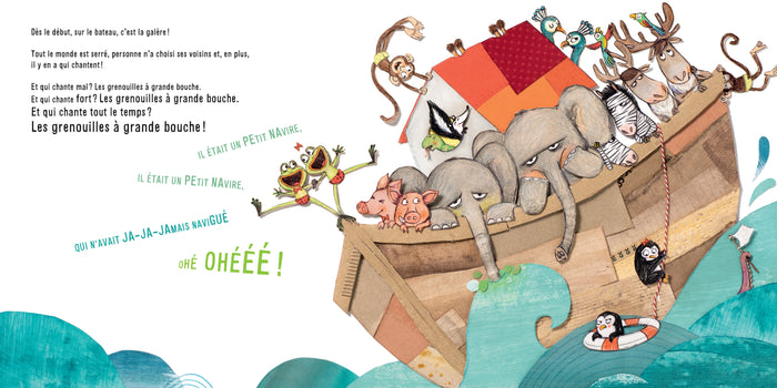 Les deux grenouilles à grande bouche