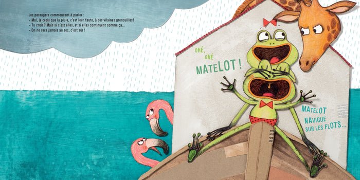 Les deux grenouilles à grande bouche