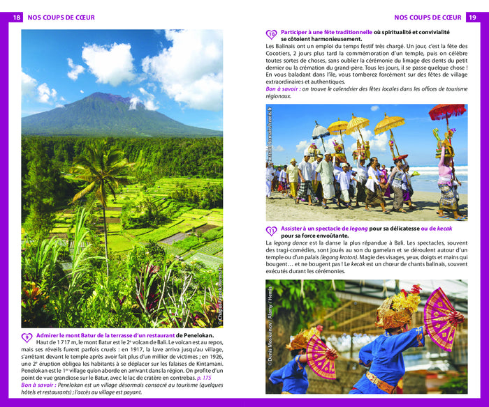 Guide du routard Bali, Lombok + Borobudur, Prabanan et les volcans de Java 2017/18