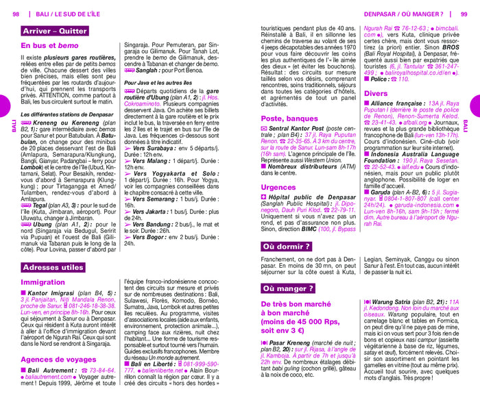 Guide du routard Bali, Lombok + Borobudur, Prabanan et les volcans de Java 2017/18