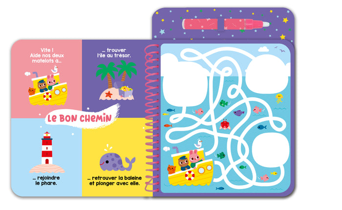 Mon feutre magique à la mer