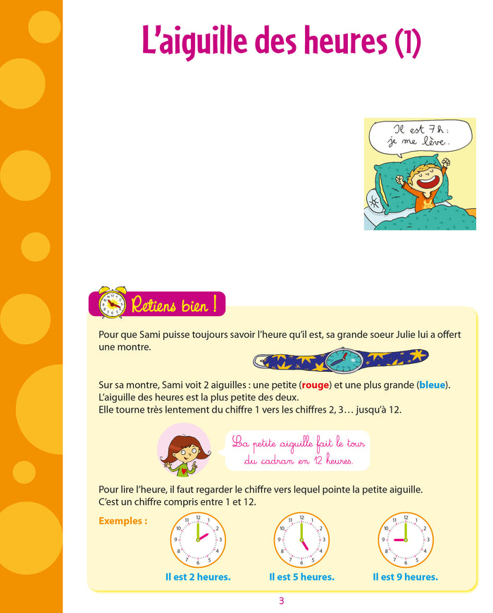 J'apprends l'heure