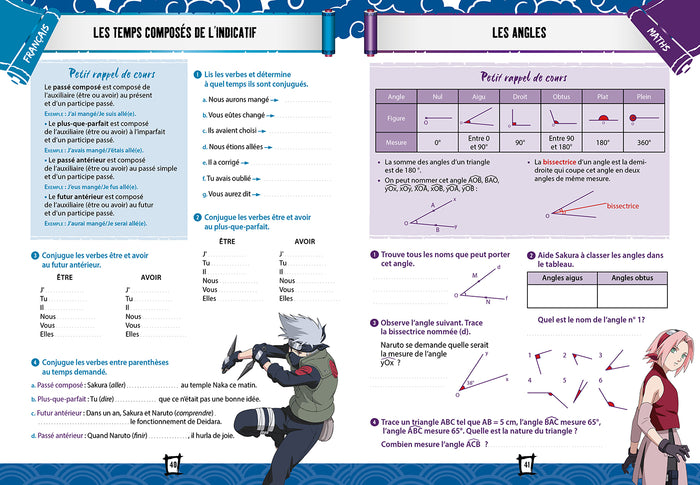 Naruto Shippuden - Cahier de vacances de la 6e à la 5e