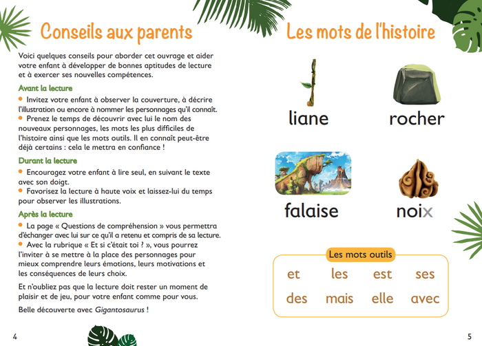Gigantosaurus 1ères lectures CP N3 il faut aider Ayati !