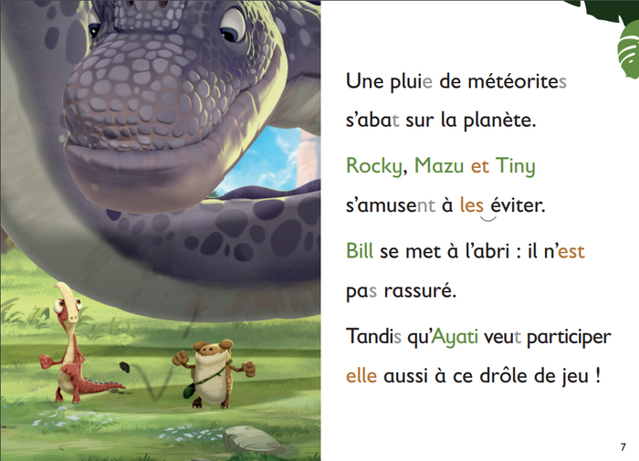 Gigantosaurus 1ères lectures CP N3 il faut aider Ayati !