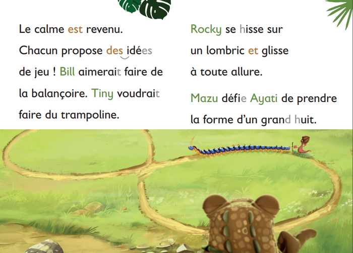 Gigantosaurus 1ères lectures CP N3 il faut aider Ayati !