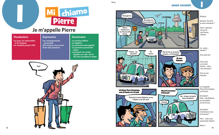 L'italien en BD