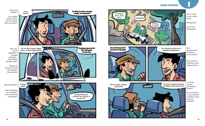 L'italien en BD
