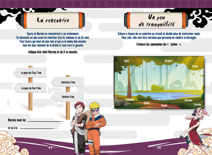 Naruto - Enigmes du CE1 au CE2