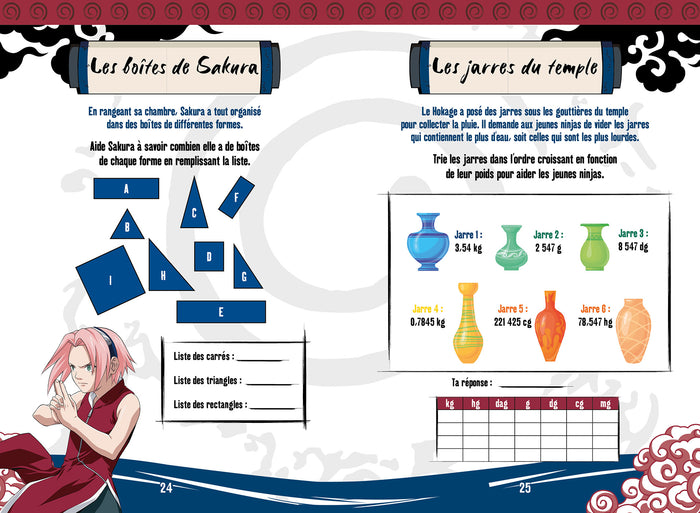 Naruto - Enigmes du CE2 au CM1