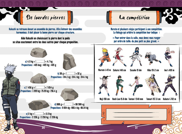 Naruto - Enigmes du CE2 au CM1