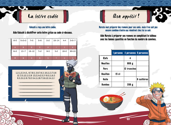 Naruto - Enigmes du CE2 au CM1