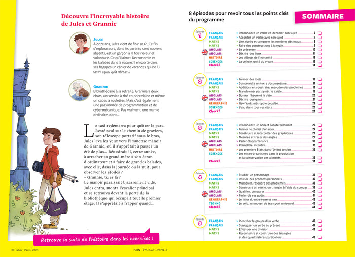 Hatier vacances - Cahier de vacances 2024 Toutes les matières - de la 6e vers la 5e