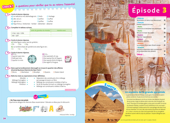 Hatier vacances - Cahier de vacances 2024 Toutes les matières - de la 6e vers la 5e