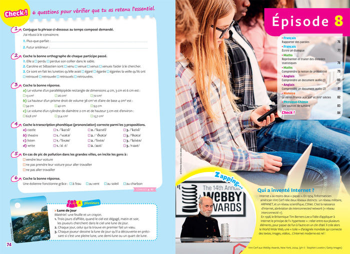 Cahier de vacances 2024 de la 5e vers la 4e