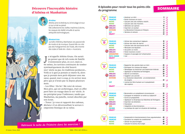 Hatier vacances - Cahier de vacances 2024 Toutes les matières - de la 4e vers la 3e