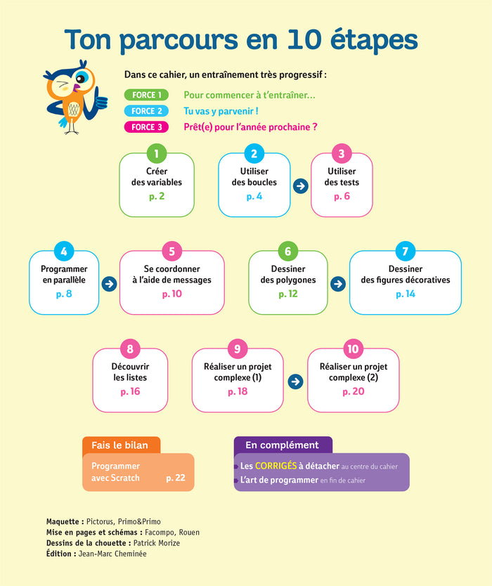 Programmer avec Scratch 5e/4e/3e - Chouette, Je réussis !