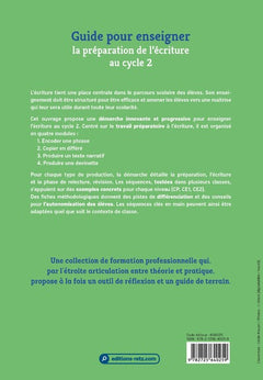 La préparation de l'écriture cycle 2