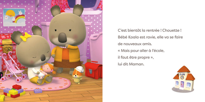 Bébé Koala sur le pot