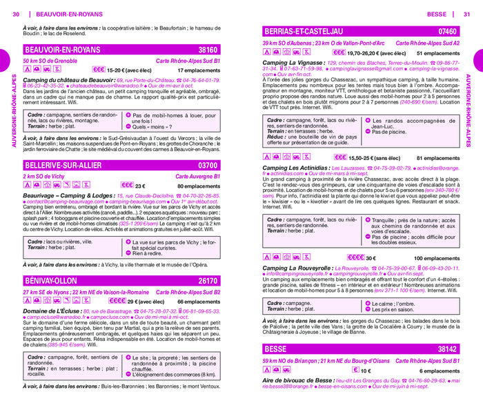 Nos meilleurs campings en France 2023/24