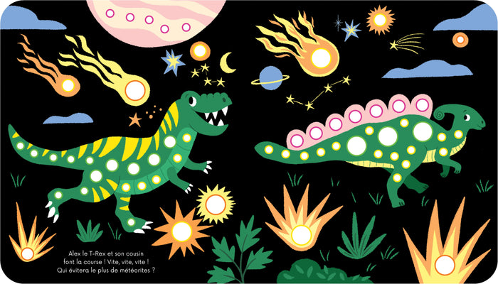 Gommettes rondes Dinosaures