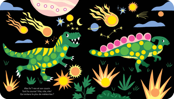 Gommettes rondes Dinosaures