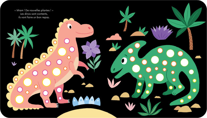 Gommettes rondes Dinosaures